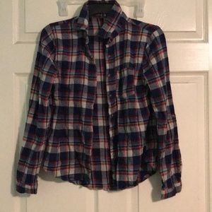 Plaid button down